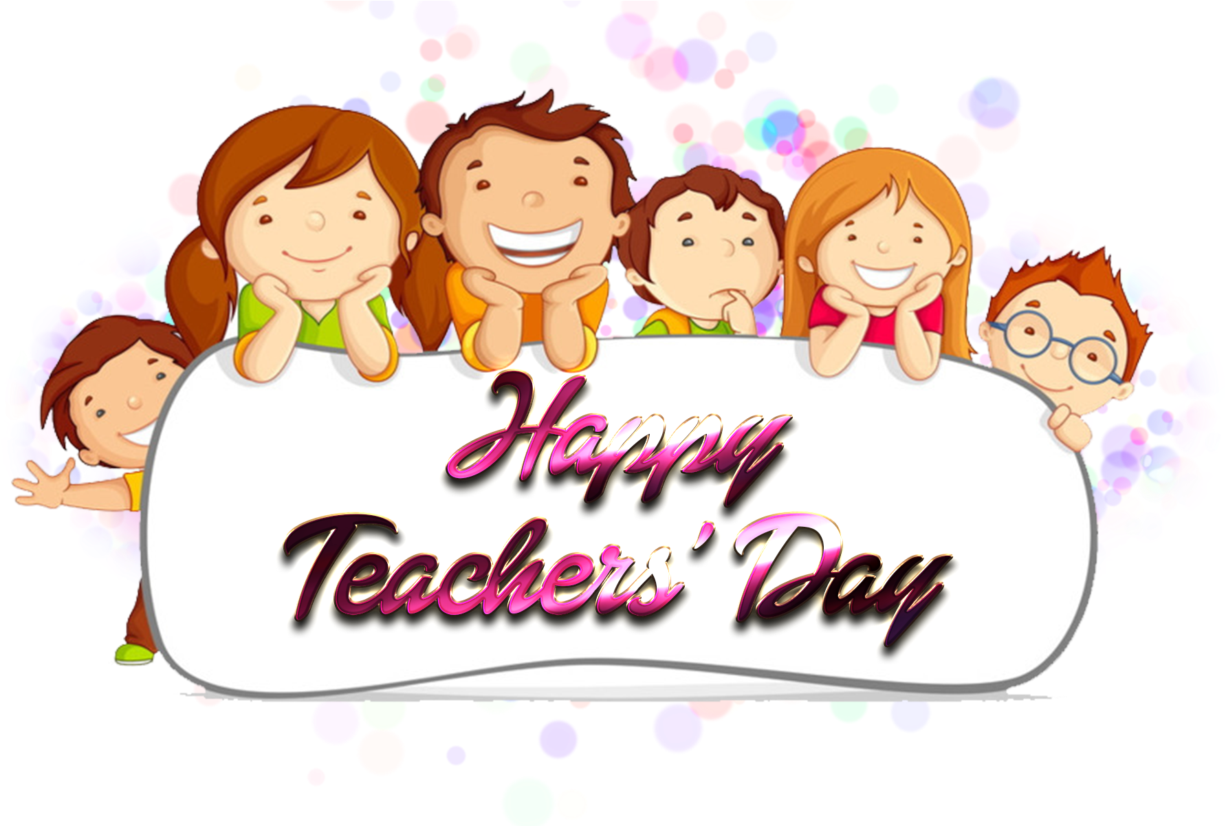 Happy Teacher Day Images Download (1920x1200), Png Download