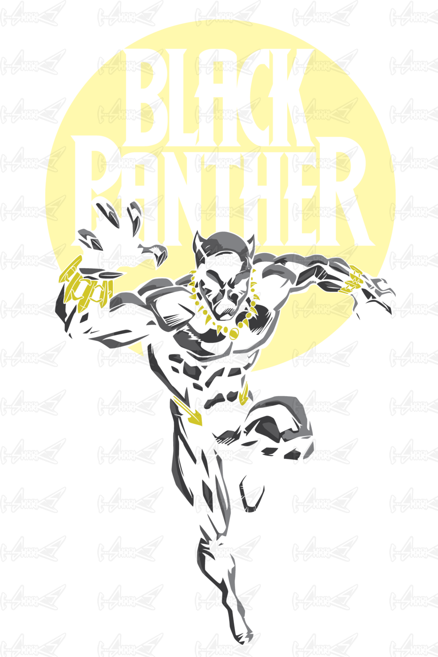 T'challa - Black Panther (900x1350), Png Download