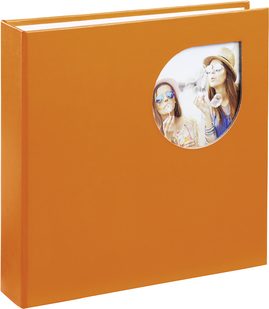 "cumbia" Memo Album For 200 Photos In Cm Format, Golden - Hama Cumbia (orange) 2409 (1100x1100), Png Download