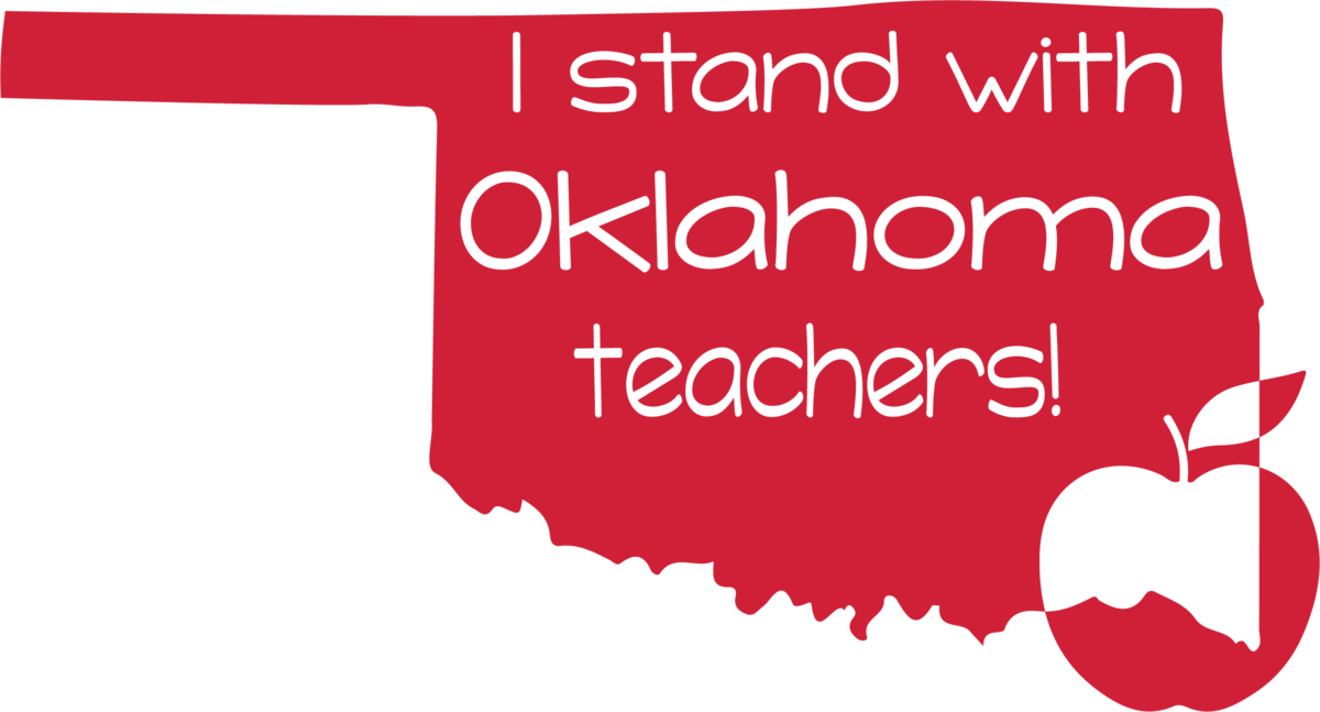 I Stand With Oklahoma Teachers Svg Png Dxf Digital - Graphic Design (1200x647), Png Download