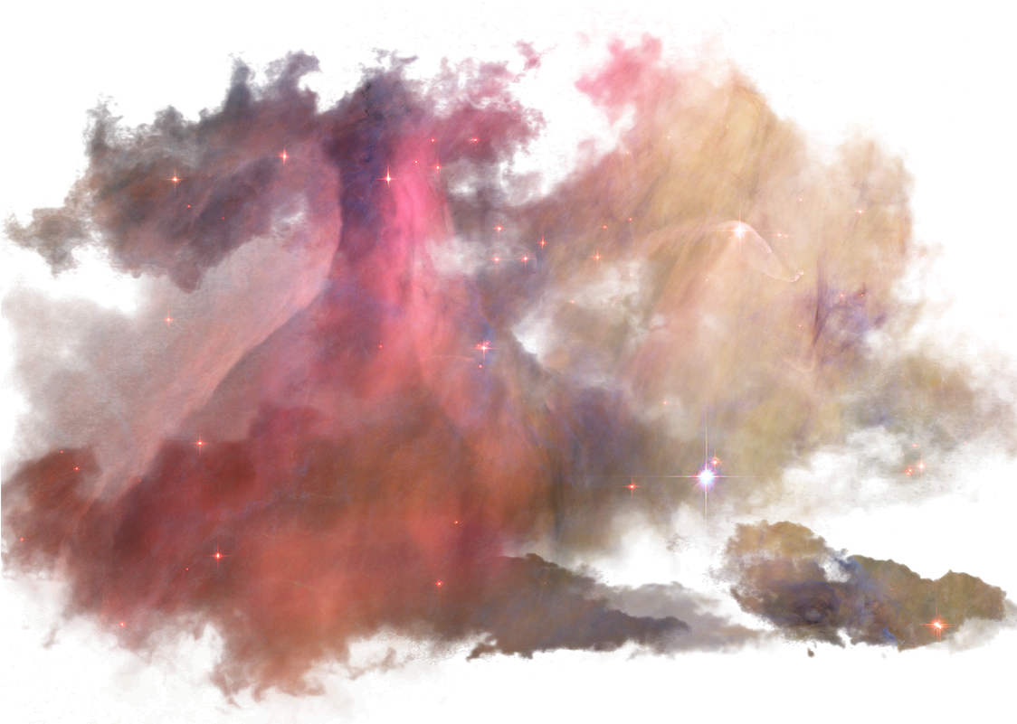 Freetoedit Clipart Png Stars Galaxy Smokey With A Trans - Watercolor Paint (1200x800), Png Download