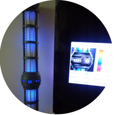 Ncc 1701-d Warp Core - Warp Drive (397x400), Png Download