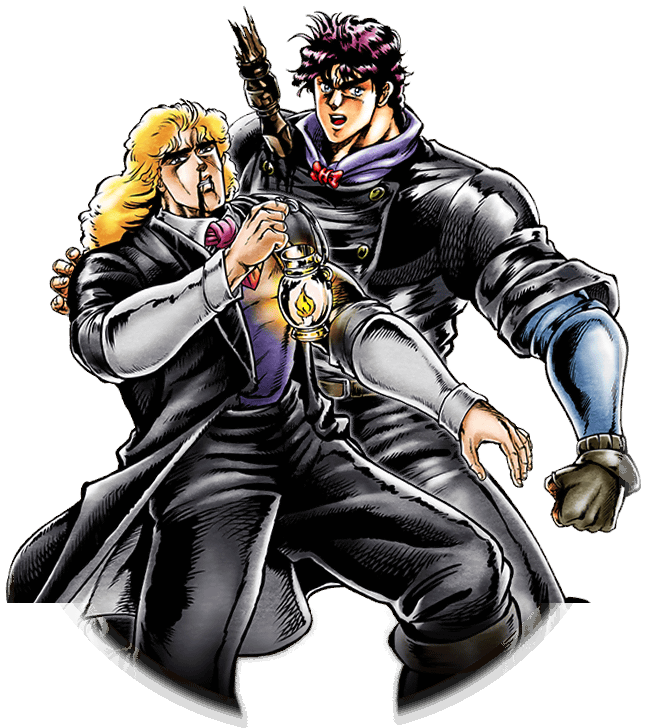 Unit Jonathan And Speedwagon - Jjba Stardust Shooters Ssr (720x800), Png Download