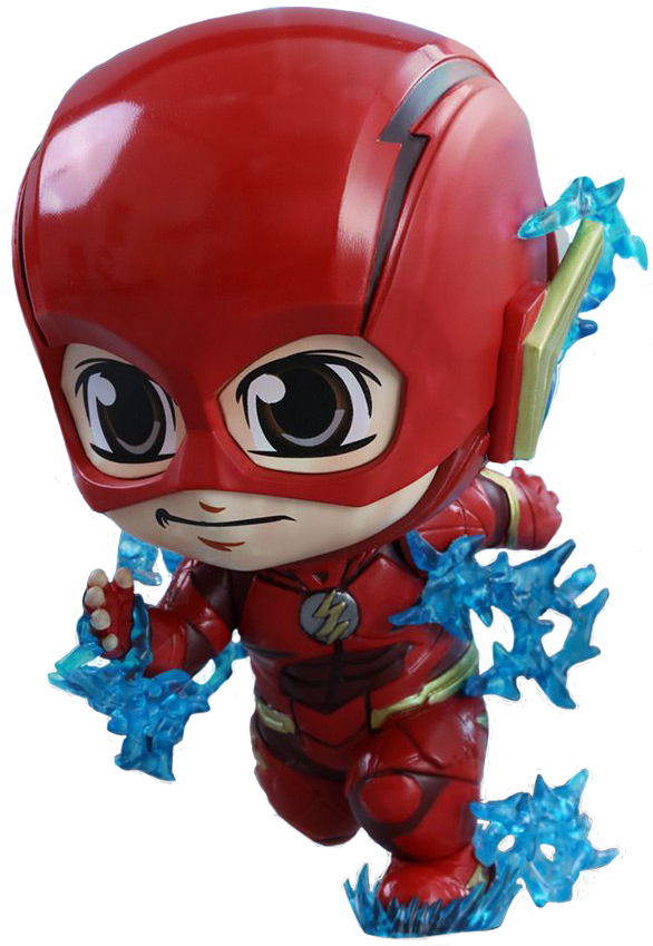 Justice League - Hot Toys Justice League The Flash Cosbaby Collectible (586x849), Png Download