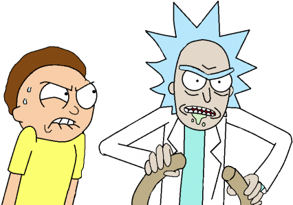 Rick And Morty - Rick And Morty Png Download (484x360), Png Download
