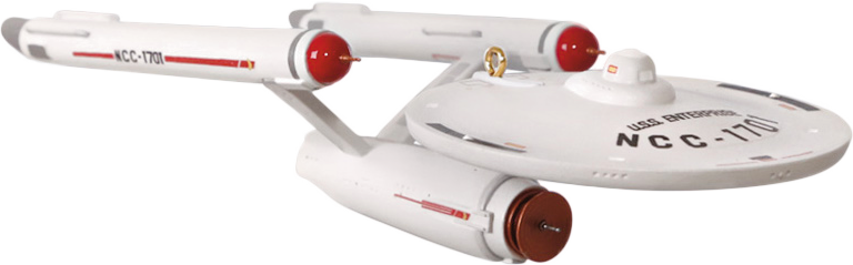 U - S - S - Enterprise Keepsake Ornament - 2016 Star Trek Hallmark Ornaments (768x239), Png Download