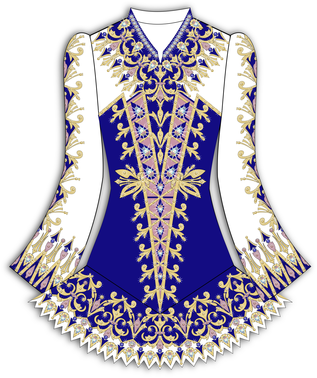 Sióga Dress Design - Motif (1258x1500), Png Download