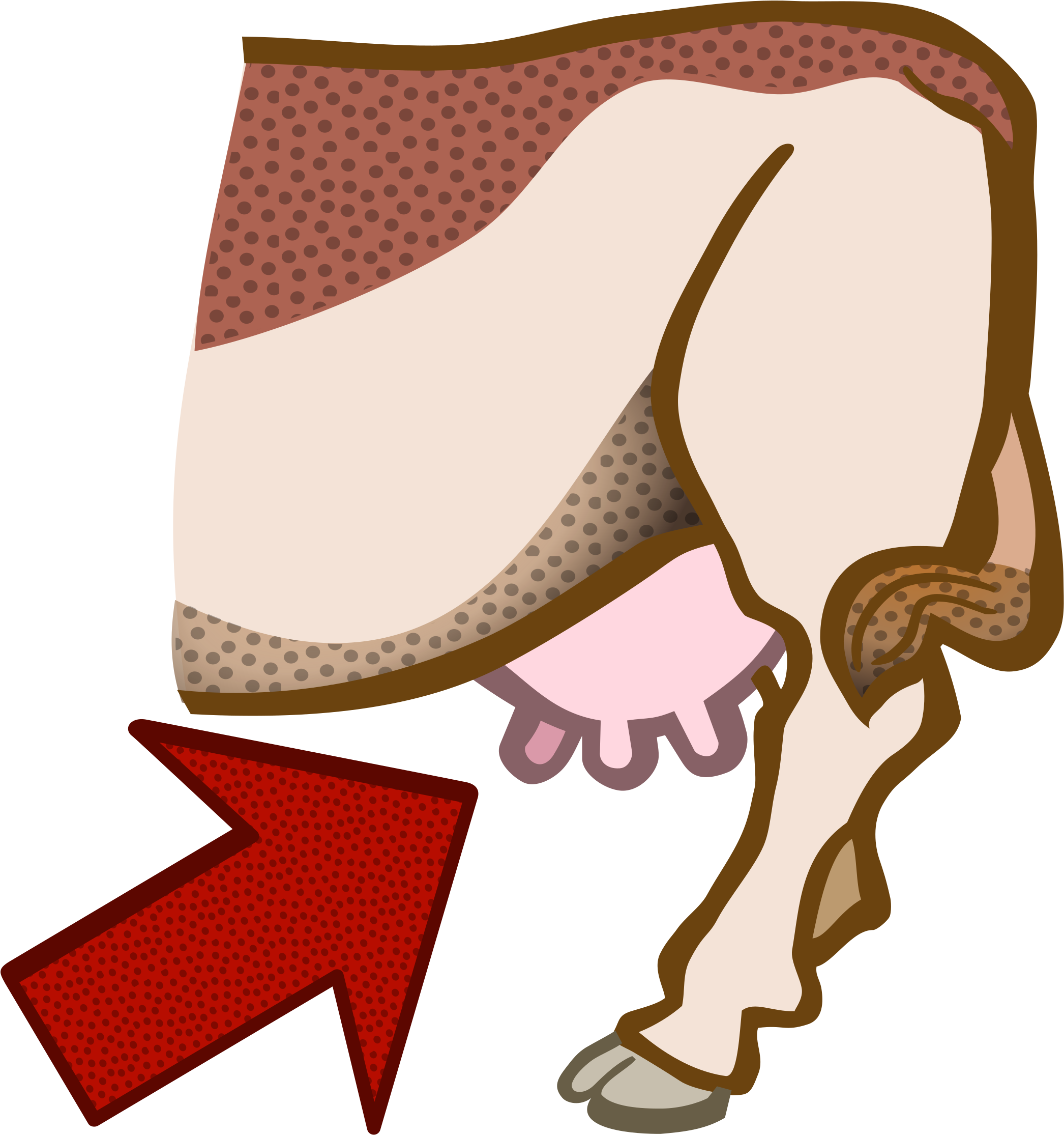 Big Image - Cow Udder Clipart (2400x2323), Png Download