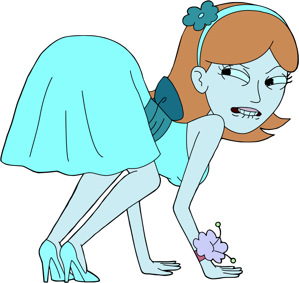 Jessica Get A Hold Of Yourself - Rick Y Morty Jessica (1280x1214), Png Down...