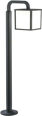 Pole - Trio Leuchten Cubango - An Led Path Light (482x434), Png Download