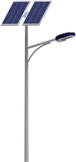 Solar Street Light Pole - Solar Street Light Png (500x554), Png Download