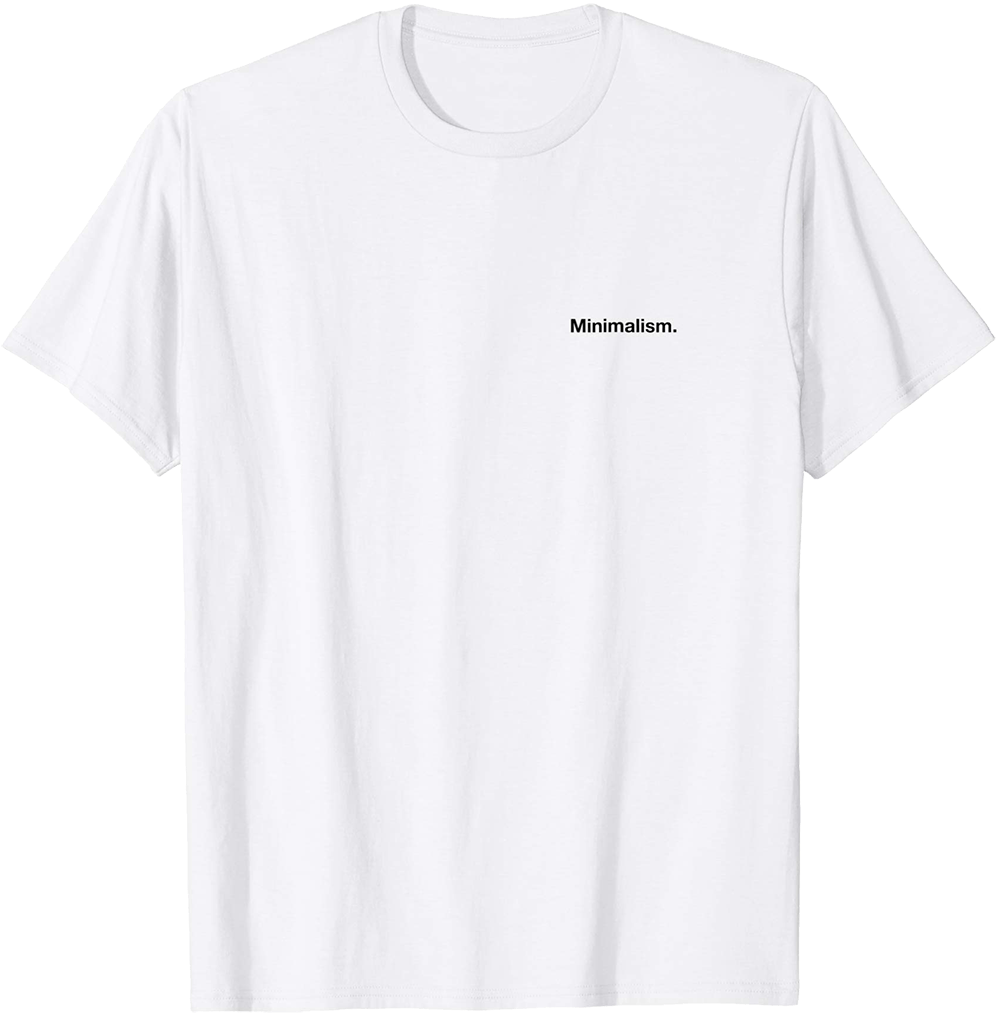 Minimalism T-shirt - Joshy Don T Care Merch (1000x1020), Png Download