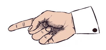 There Finger Cursor - Portable Network Graphics (360x360), Png Download