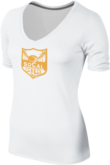 Socal White Tee Plain - Boston (420x600), Png Download