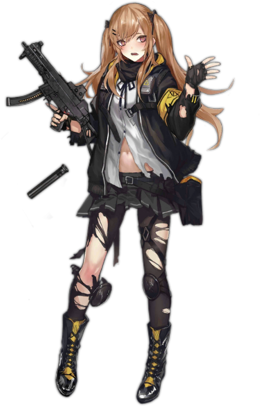 Military Man - Girls Frontline Ump9 Costume (840x840), Png Download