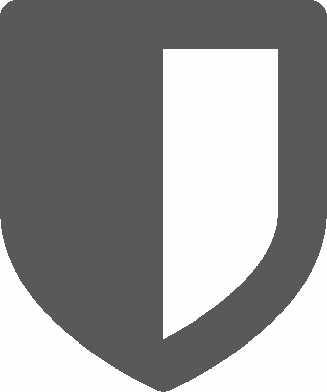 Shield - Gray Shield Icon (640x768), Png Download