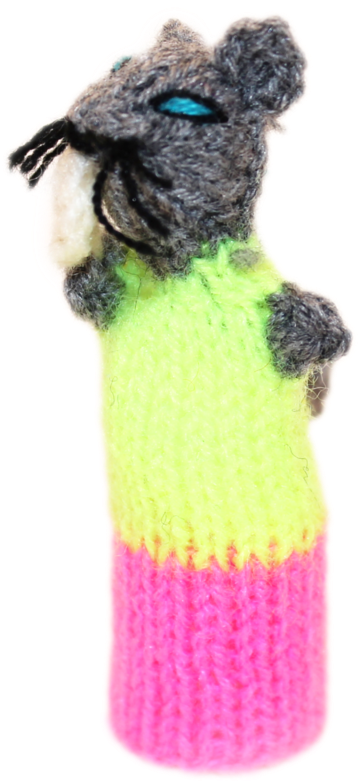 Little Mouse Finger Puppet - Crochet (1024x1024), Png Download