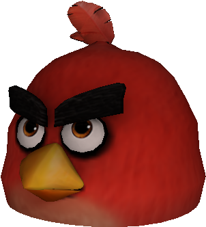 Download Zip Archive - Angry Birds Red Roblox (750x650), Png Download