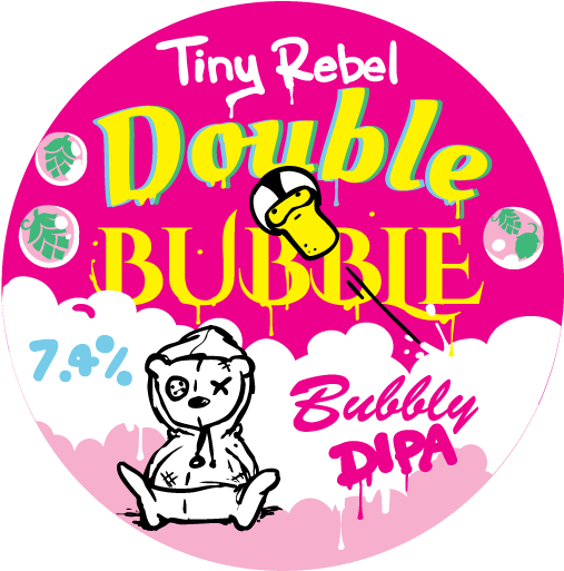 Double Bubble - Bubbly Dipa - Tiny Rebel Dirty Stop Out (515x514), Png Download