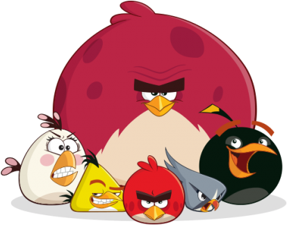 Png - Angry Birds Brunswick (450x335), Png Download