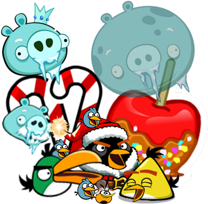 Image - Angry Birds Seasons (817x726), Png Download
