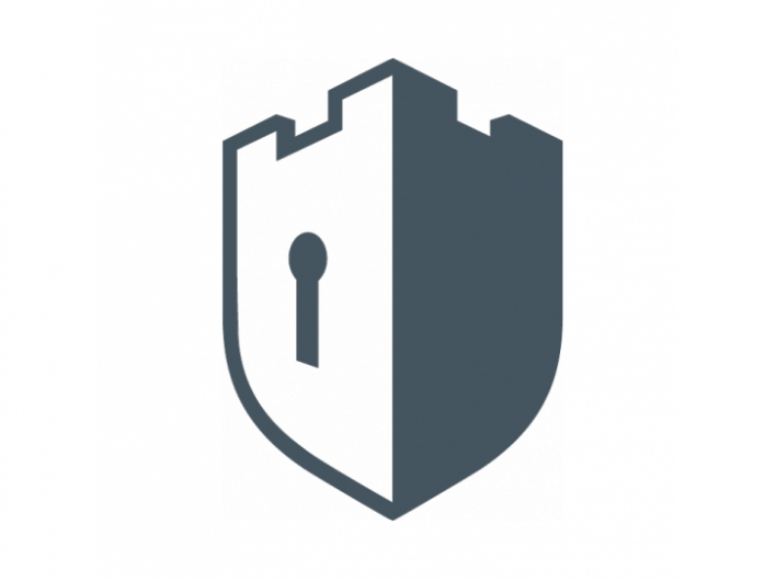 Fortress Security Logo - Fortress Shield Logo (708x530), Png Download