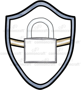 Security Shield Lock Padlock - Lock (400x400), Png Download