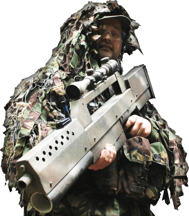 Fern Laser Combat Player - Person Playing Lasergame Transparent (601x689), Png Download