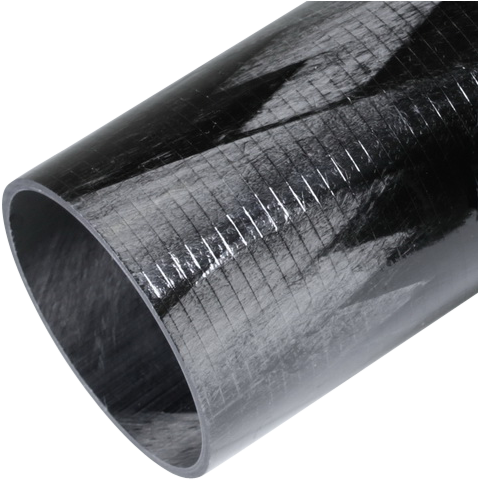 Gloss Filament Wound Carbon Fiber Tube - Filament Wound (500x500), Png Download