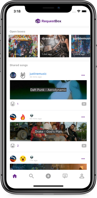 Share Songs - Mobile App (312x635), Png Download