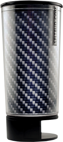Carbon Fiber Spitbud - Carbon Fiber Spit Bud Portable Spittoon With Can Opener: (450x600), Png Download