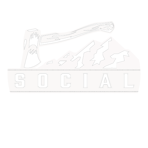Social Axe Throwing - Emblem (500x500), Png Download