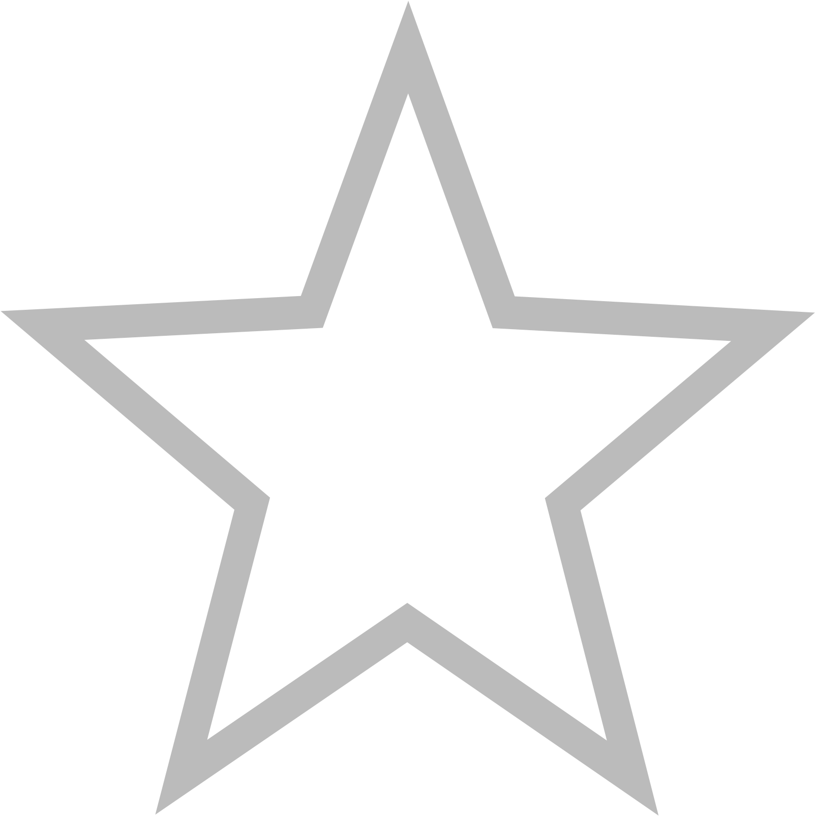 Transparent Background Star Icon (2000x2000), Png Download