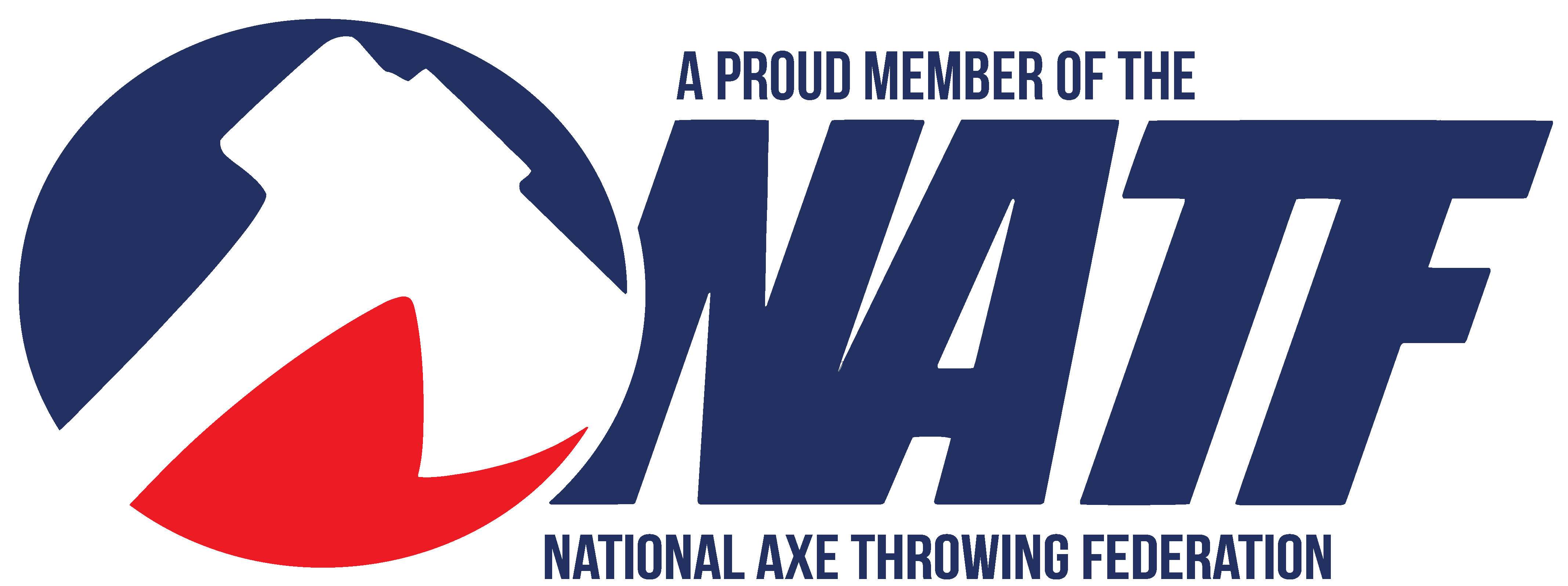 A Proud Member Of The National Axe Throwing Federation - Axe Throwing (4270x1620), Png Download