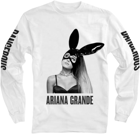 Ariana Grande Dangerous Woman Ls Tee - Ariana Grande Dangerous Woman Tour Hoodie (480x480), Png Download
