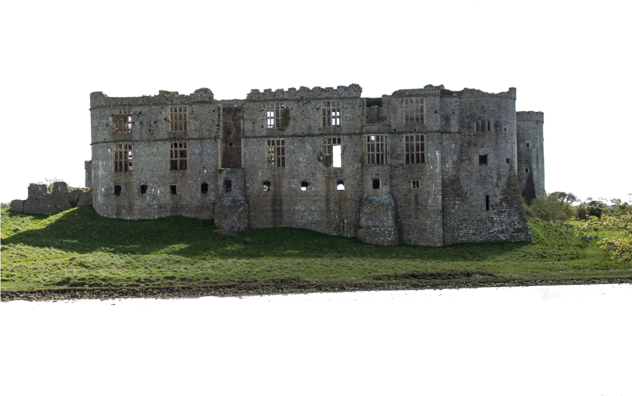 Ruin Png Transparent Image - Carew Castle (1280x851), Png Download
