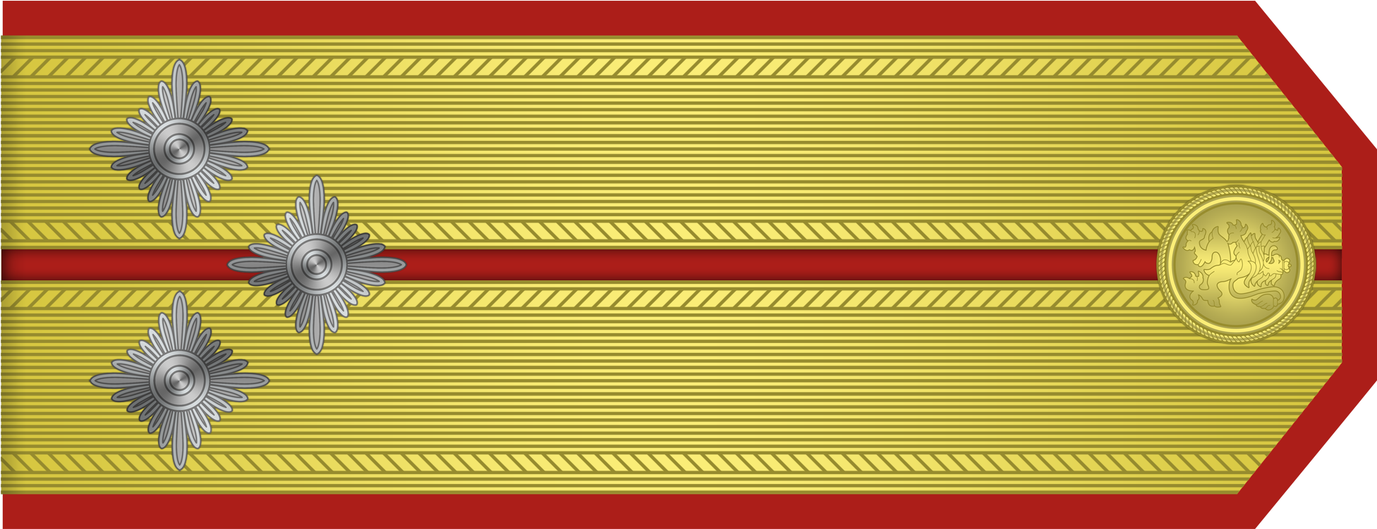 Rank Insignia Of Старши Лейтенант Of The Bulgarian - Bulgarian People's Army Ranks Insignia (2000x800), Png Download
