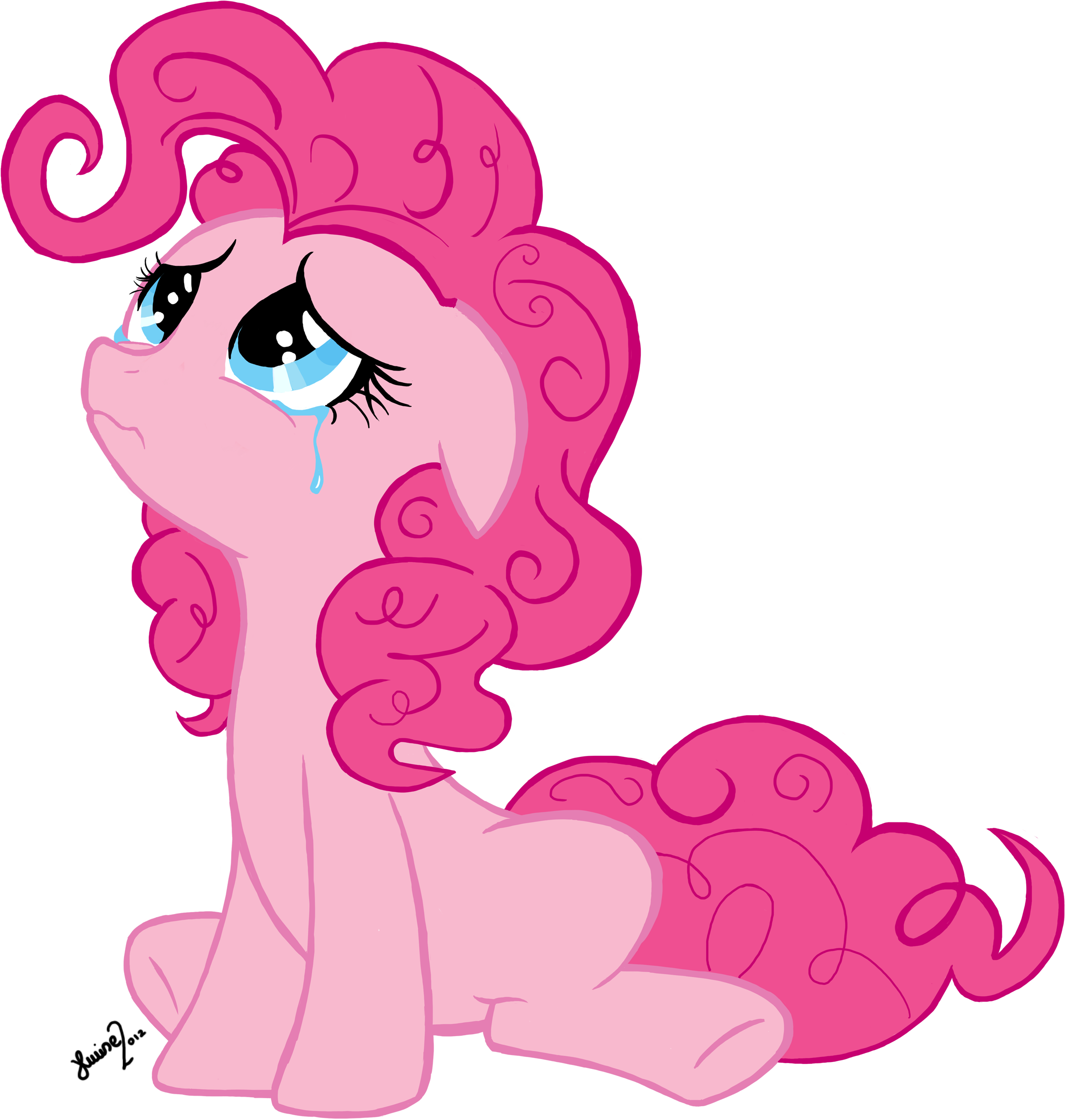 File 142744879559 - My Little Pony Pinkie Pie Triste (2391x2358), Png Download