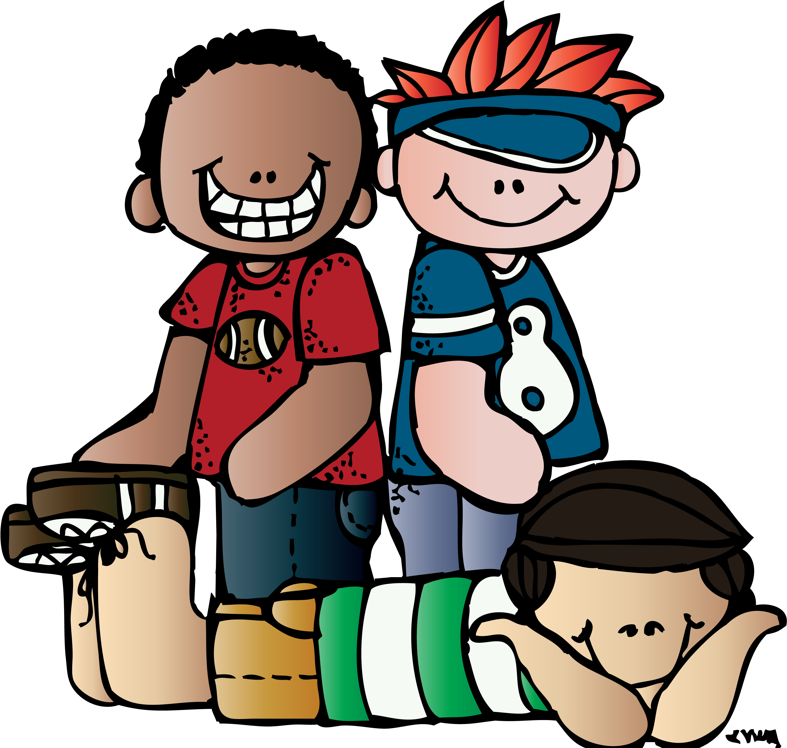 Buscar Con Google - Melonheadz Friends (3000x2876), Png Download