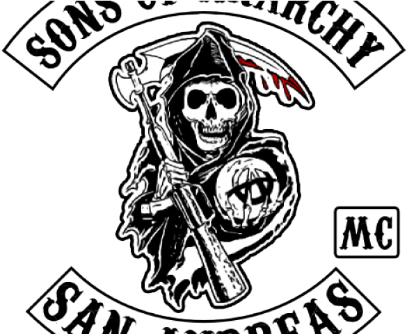 Graffiti Clipart Anarchy Symbol - Sons Of Anarchy Logo (640x480), Png Download