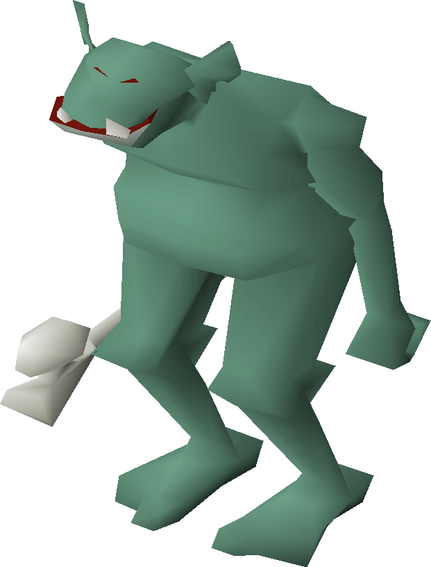 River Troll - River Troll Runescape (621x816), Png Download