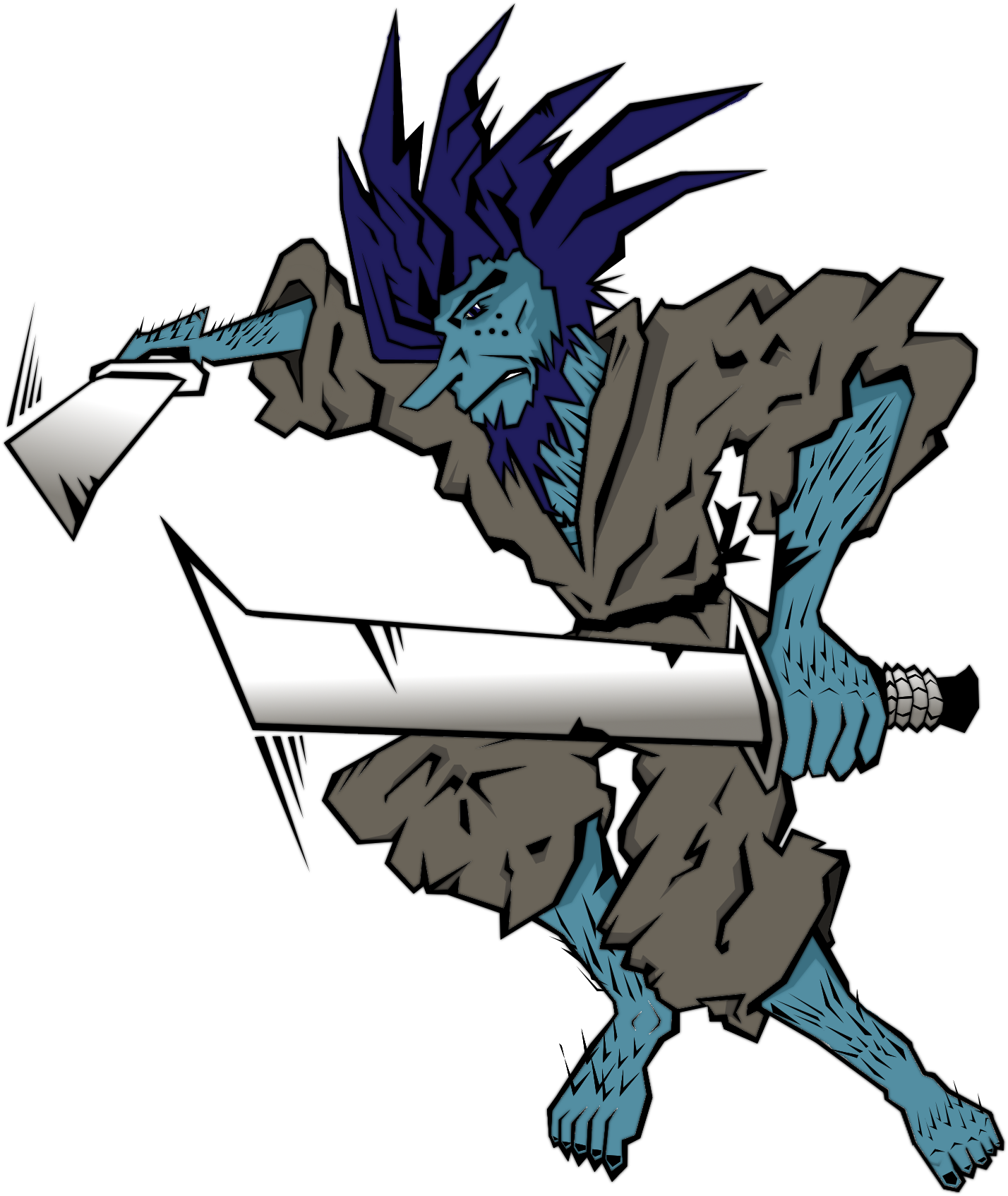 Trolljump - Illustration (1566x2078), Png Download
