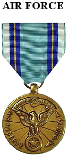 Air Reserve Forces Meritorious Service Medal - Medal (340x605), Png Download