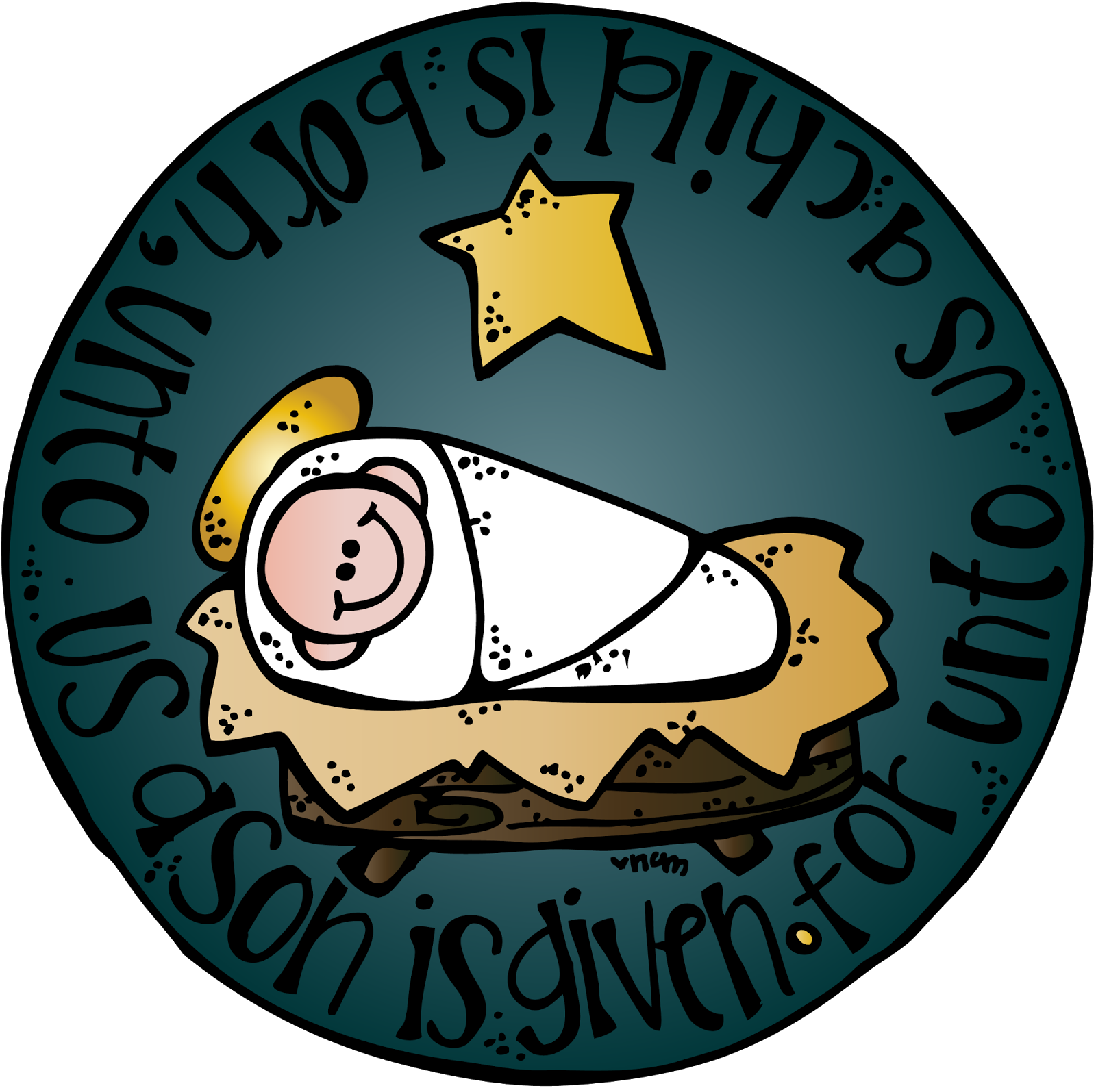 Sheet Music Clipart Melonheadz - Christmas Melonheadz Png (1600x1589), Png Download