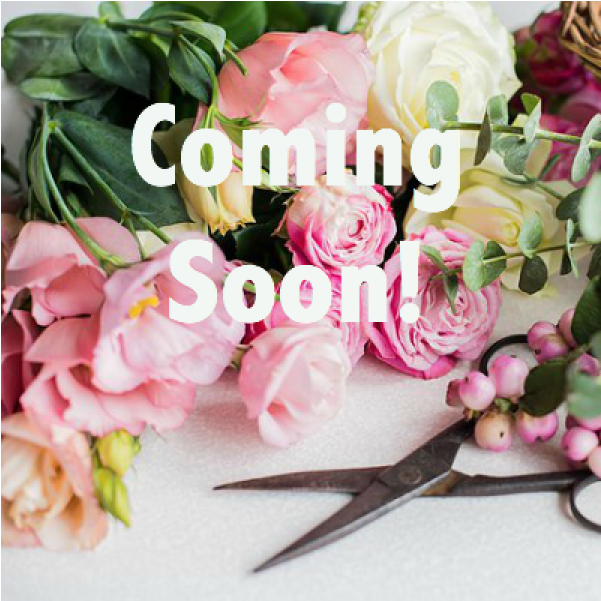 Coming Soon With Flowers (600x800), Png Download