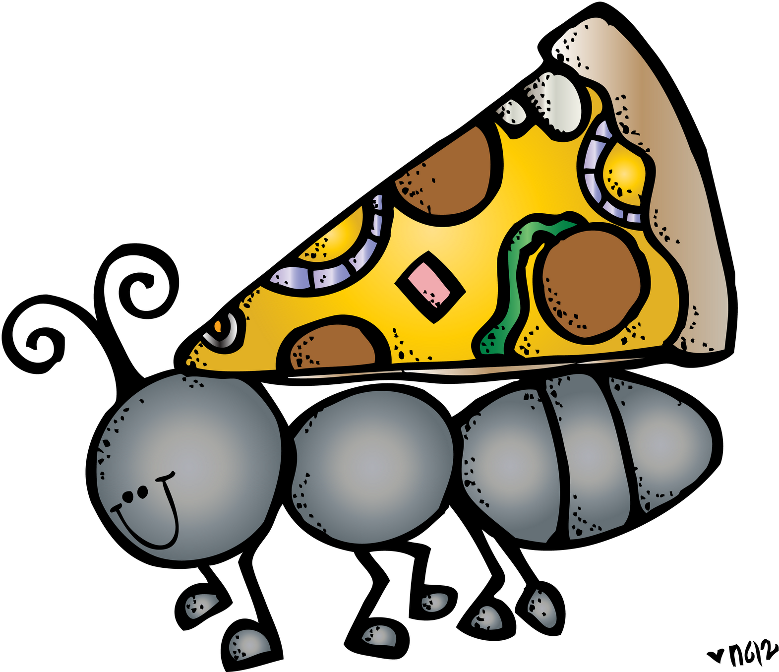 Ant Free On Dumielauxepices Net - Melonheadz Animals (1600x1354), Png Download