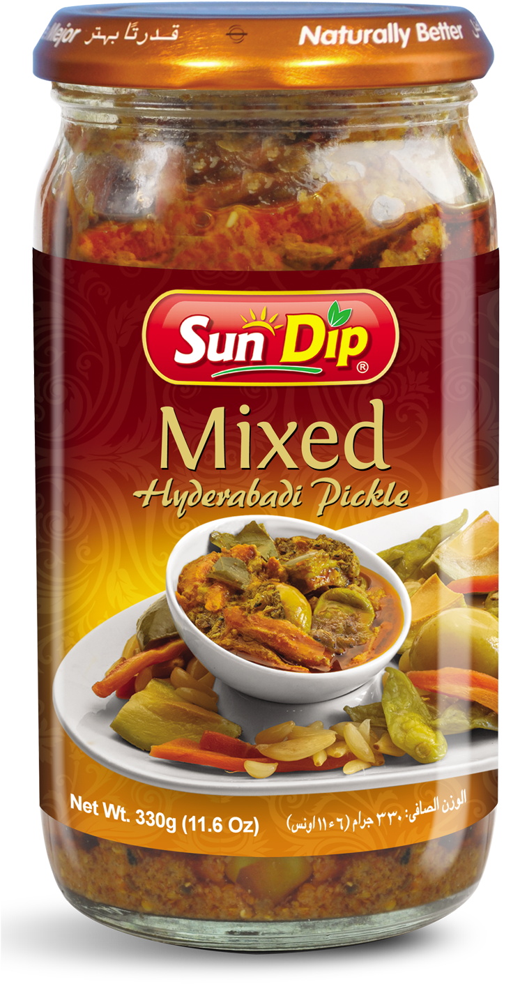 Sundip Mixed Hyderabadi Pickle - Sundip Mixed Pickle In Oil 11.6 Oz (330 Grams) (846x1500), Png Download