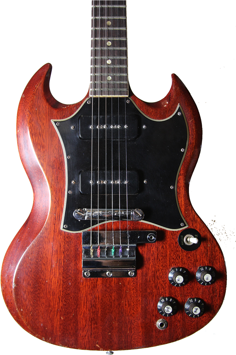 1969 Gibson Sg Special - Guitar (864x1296), Png Download
