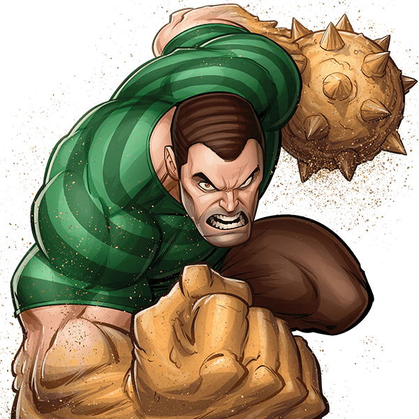 Png - Marvel's Spider Man Sandman (600x600), Png Download