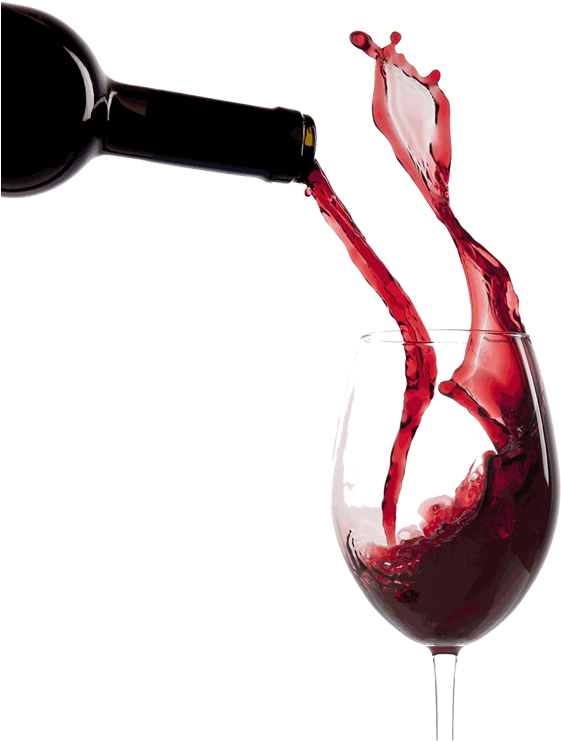 Wine Glass Pour Png Download " - Bottiglia Che Versa Vino Png (560x759), Png Download